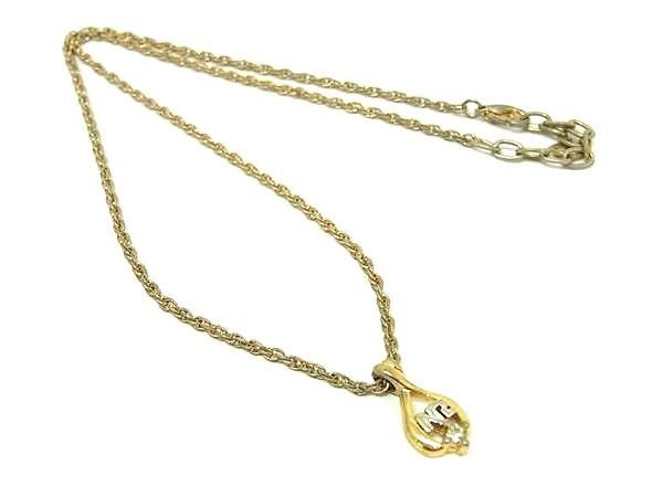 樂天商城 - NINA RICCI ニナリッチ ラインストーン ロゴモチーフ ネックレス ペンダント アクセサリー レディース ゴールド系 DE7539