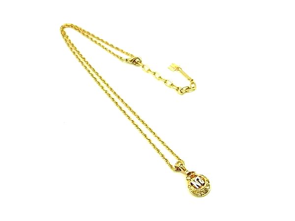 Yellow - NINA RICCI ニナリッチ ラインストーン ネックレス ペンダント アクセサリー レディース ゴールド系 DJ5894