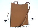■新品同様■ BONAVENTURA ボナベンチュラ リア レザー クロスボディ ショルダーバッグ レディース ブラウン系 FJ5438