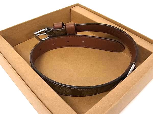 ■新品■未使用■ COACH コーチ CH154 シグネチャー PVC ペット用 犬用 ドッグカラー ...