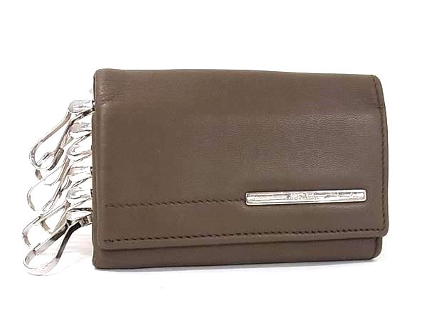 Salvatore Ferragamo フェラガモ レザー 6連 キーケース 鍵入れ レディース ブラウン系 DL8416