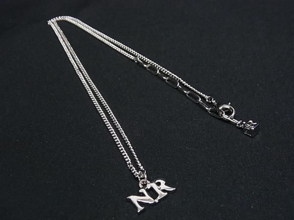 樂天商城 - ■美品■ NINA RICCI ニナリッチ ロゴモチーフ ネックレス アクセサリー レディース メンズ シルバー系 DE5271