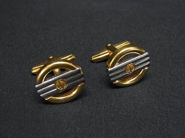 dunhill ダンヒル カフス カフリンクス カフスボタン アクセサリー ビジネス 紳士 メンズ ゴールド系 D..