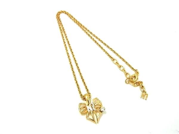 ■美品■ NINA RICCI ニナリッチ ネックレス ペンダント アクセサリー レディース ゴールド系 DF2677(4.0)