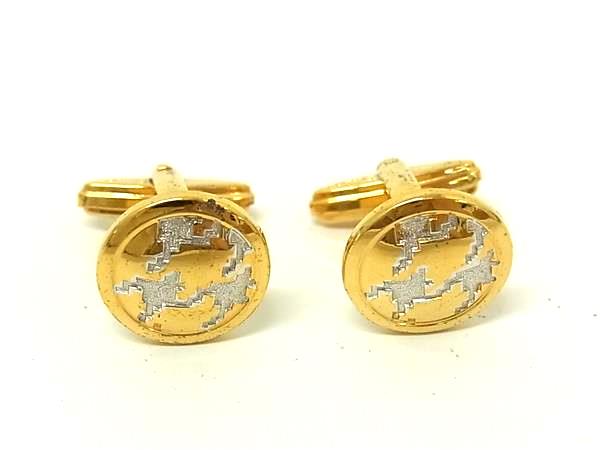 ChristianDior クリスチャンディオール カフリンクス カフスボタン アクセサリー ビジネス 紳士 メンズ ゴールド系 シルバー系 DN6664