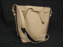 ■新品■未使用■ PARIS/64 パリ64 BAGGYATTITUDE レザー 巾着型 ショルダーバッグ 斜め掛けかばん レディース ライトブラウン系 BH1795(4)