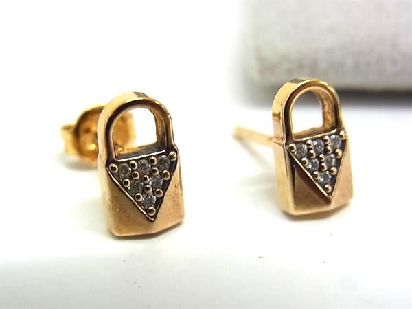 MICHAEL KORS マイケルコース SV925 ピアス アクセサリー レディース ゴールド系 DH9658