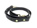 ■美品■ MICHAEL KORS マイケルコース レザー バッグ用ストラップ ショルダーストラップ 斜め掛け レディース ブラック系 DI1710(4)