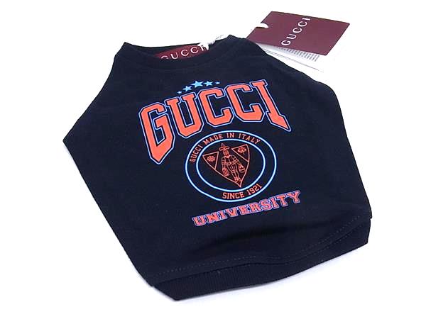 GUCCI コットン100% 総柄 ドッグウェア 犬用 表記サイズ XXS org.jpg