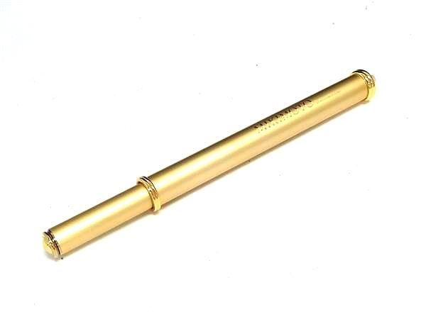 ■極美品■ MIKIMOTO ミキモト 本真珠 アコヤ真珠 パール 約4mm キャップ式 ボールペン 筆記用具 文房具 シャンパンゴールド系 DM9970