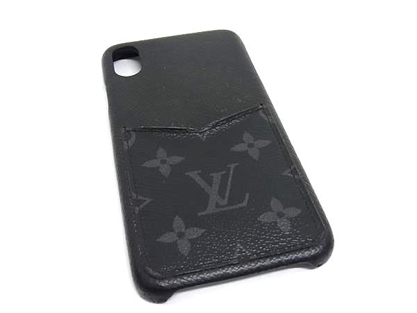 樂天商城 - ■美品■ LOUIS VUITTON ルイヴィトン M67428 モノグラムエクリプス バンパー iPhone XS Max対応 アイフォンケース ブラック系 FZ1929
