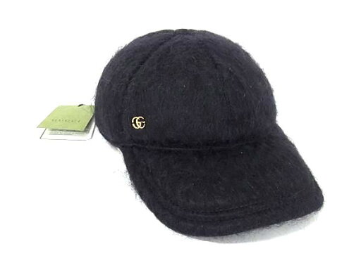 ■新品同様■ GUCCI グッチ GGマーモント モヘヤ×ウール×ナイロン キャップ 帽子サイズ XS レディース ブラック系 BK5744 ■新品同様■ GUCCI グッチ GGマーモント モヘヤ×ウール×ナイロン キャップ 帽子サイズ XS レディース ブラック系 BK5744