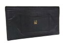 ■美品■ dunhill ダンヒル レザー 長財布 ウォレット 札入れ メンズ ブラック系 DG9728(4)