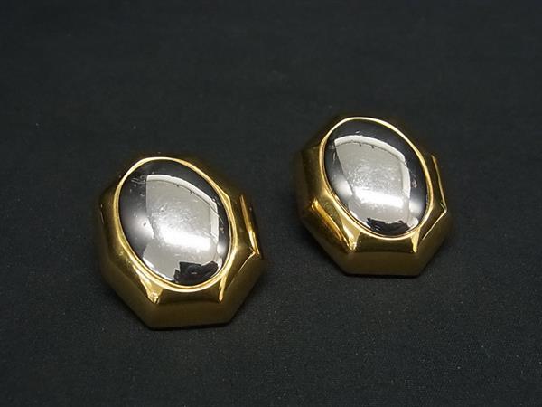 MONET モネ クリップ式 イヤリング アクセサリー レディース ゴールド系×シルバー系 DI2158