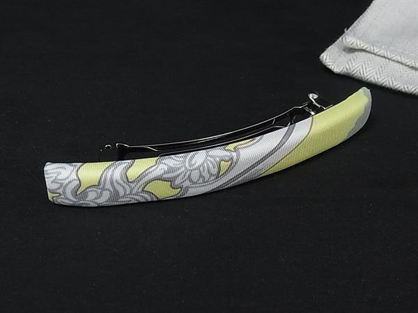 エルメス　イエローバレッタ HERMES - HERMES バレッタ イエロー エルメス ヘアアクセサリー