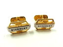 ■極美品■ GIVENCHY ジバンシィ カフスボタン カフリンクス アクセサリー 紳士 メンズ ゴールド系×シルバー系 DH5299 冠婚葬祭 結婚式 葬式