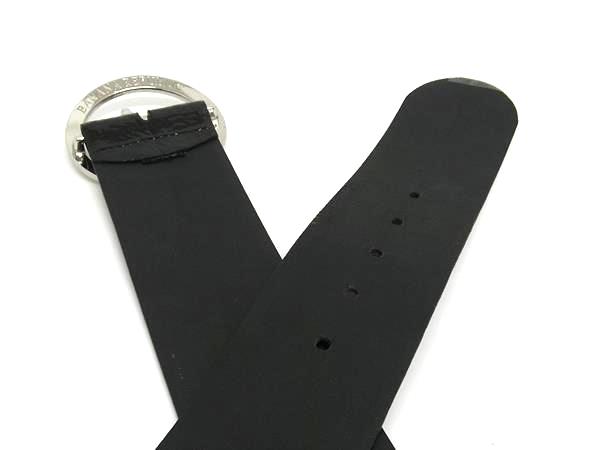 BANANA REPUBLIC バナナリパブリック レザー シルバー金具 ベルト 表記サイズ XS レディース ブラック系 DH5706