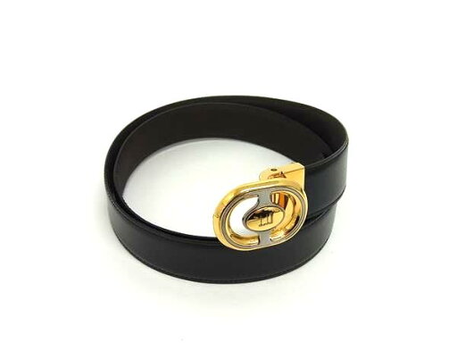 ■美品■ dunhill ダンヒル オックスフォード レザー ゴールド金具 ベルト 表記サイズ 90/36 メンズ ブラック系 DH5707 ■美品■ dunhill ダンヒル オックスフォード レザー ゴールド金具 ベルト 表記サイズ 90/36 メンズ ブラック系 DH5707
