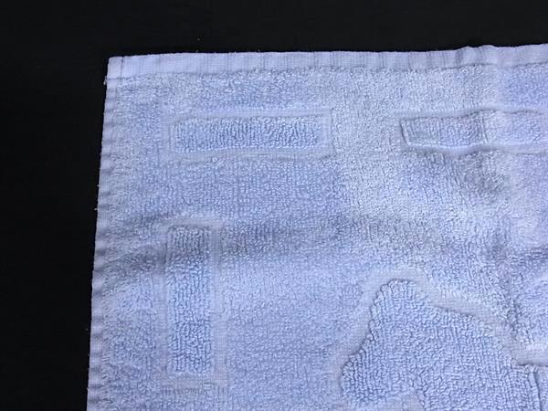 pleasure-Store 楽天市場店の■極美品■ HERMES エルメス ダダ コットン×モダール 木馬 ポニー ベビータオル ハンドタオル ライトブルー系 FN4950｜アングル2