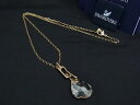 ■新品同様■ SWAROVSKI スワロフスキー クリスタル ネックレス ペンダント アクセサリー レディース ゴールド系 BK5731(4)