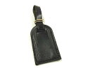 LOUIS VUITTON ルイヴィトン ネームタグ ネームホルダー バッグチャーム メンズ レディース ブラック系 DH6265