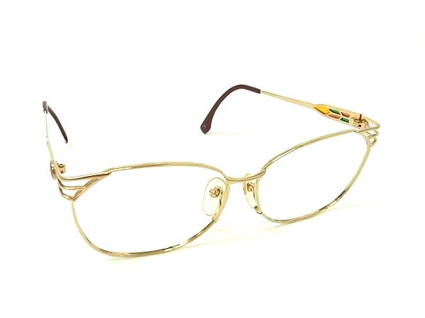 樂天商城 - ■美品■ YVESSAINTLAURENT イヴサンローラン フレームのみ メガネ 眼鏡 めがね ゴールド系 DL0716