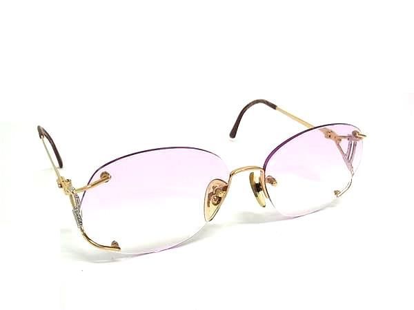 Other - ChristianDior クリスチャンディオール ヴィンテージ 度入り メガネ 眼鏡 めがね レディース ゴールド系 DL0927