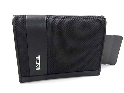 ■新品■未使用■ TUMI トゥミ ガセット ナイロン×レザー カードケース カード入れ 名刺入れ メンズ ブラック系 BK5072 ■新品■未使用■ TUMI トゥミ ガセット ナイロン×レザー カードケース カード入れ 名刺入れ メンズ ブラック系 BK5072