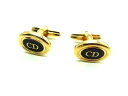 ■美品■ ChristianDior クリスチャンディオール カフス カフリンクス アクセサリー 紳士 ビジネス メンズ ゴールド系 DE3054 冠婚葬祭 結...