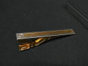■極美品■ dunhill ダンヒル ネクタイピン タイピン アクセサリー ビジネス 紳士 メンズ ゴールド系×シルバー系 DE9712 冠婚葬祭 結婚式 葬式(4)