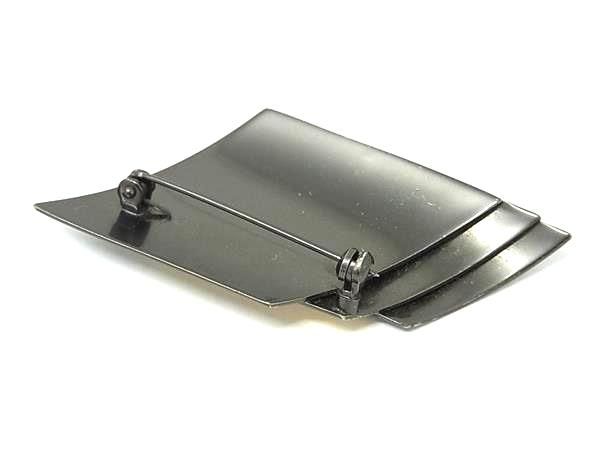 pleasure-Store 楽天市場店のpierre cardin ピエールカルダン ピンブローチ ピンバッジ アクセサリー レディース メンズ グレー系×ゴールド系 DE7948｜アングル2