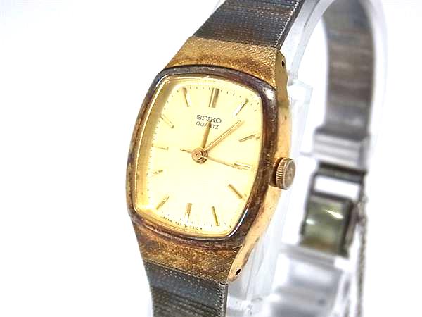 LANCASTER - SEIKO セイコー 1421-5170 SS クォーツ 腕時計 ウォッチ レディース シルバー系×ゴールド系 DM9962