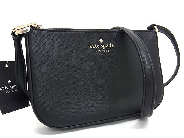 ■新品■未使用■ kate spade ケイトスペード KE702 レザー クロスボディ ショルダーバッグ 斜め掛け レディース ブラック系 BL2660(4)