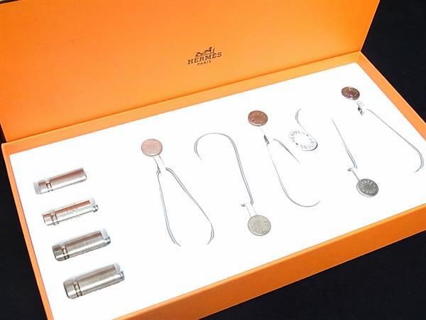 HERMES エルメス セリエ ハンギング セット カレ壁掛け用マグネット シルバー系 FB3158のサムネイル
