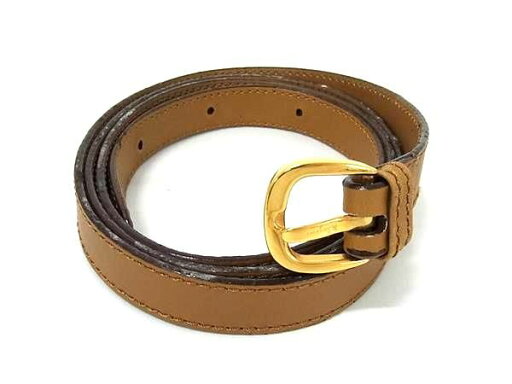 ■美品■ Salvatore Ferragamo フェラガモ レザー ゴールド金具 ベルト レディース メンズ ライトブラウン系 BF8921 ■美品■ Salvatore Ferragamo フェラガモ レザー ゴールド金具 ベルト レディース メンズ ライトブラウン系 BF8921