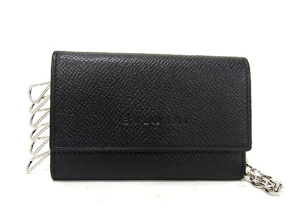 ブルガリ キーケース ■新品■未使用■ BVLGARI ブルガリ レザー 6連 キーケース 鍵入れ メンズ レディース ブラック系 AR4599