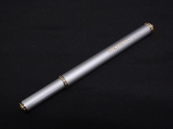 ■美品■ MIKIMOTO ミキモト 本真珠 アコヤ真珠 パール 約4mm キャップ式 ボールペン 筆記用具 文房具 シ..