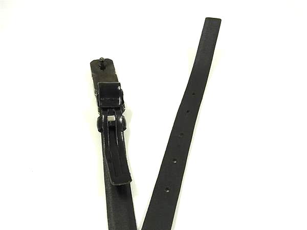 ■美品■ SPORTMAX スポーツマックス レザー ビジュー ベルト 表記サイズ M レディース ブラック系 DI1557