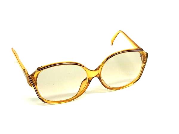 ■美品■ ChristianDior クリスチャンディオール 2130A 31 度入り サングラス メガネ 眼鏡 クリアイエロー系 DM1981