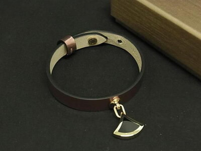 ■新品同様■ BVLGARI ブルガリ ディーヴァドリーム レザー ブレスレット バングル アクセサリー レディース ピンク系 FC6084