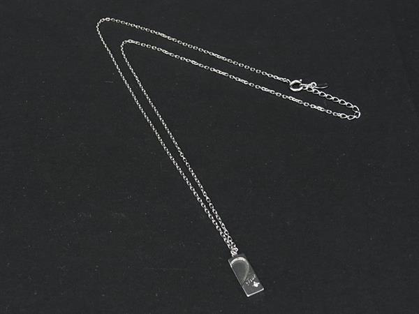 4℃ ヨンドシー SV925 ハート プレート ネックレス ペンダント アクセサリー レディース シルバー系 DM2000