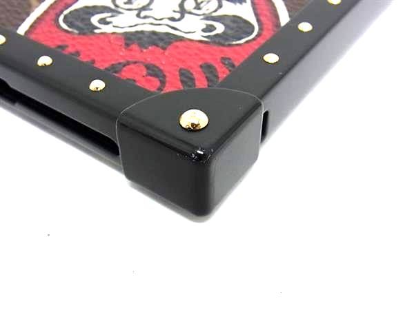 ■美品■ LOUIS VUITTON ルイヴィトン M67259 モノグラム アイトランク iPhone7plus/8plus 対応 アイフォンケース ブラウン系 BL4327