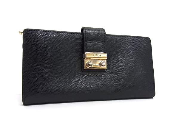 希少 極美品✨ フルラ FURLA 二つ折り財布 メトロポリス 総柄 ファスナー フルラFURLA メトロポリス 二つ折り長財布 ピンクベージュ (K-107208)