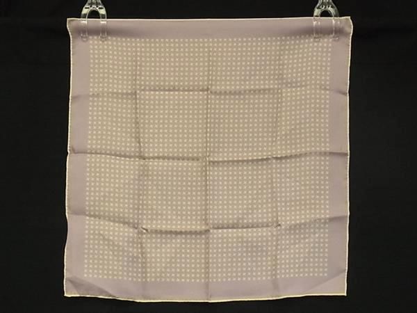 ■美品■ Paul Smith ポールスミス スカーフ ハンカチーフ レディース メンズ パープル系×イエロー系 DE4703