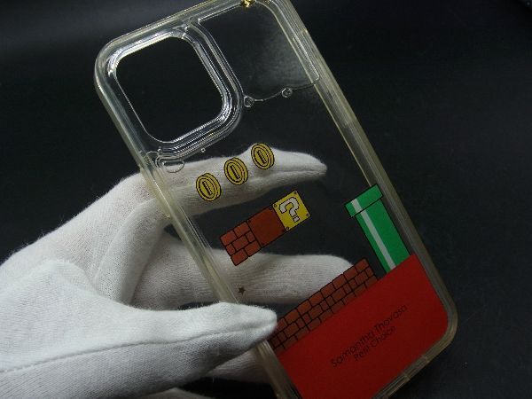 ■美品■ Samantha Thavasa Petit Choice サマンサタバサ スーパーマリオ iPhone 12 / 12pro ケース アイフォンケース クリア DF1010