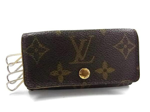LOUIS VUITTON ルイヴィトン M62631 モノグラム ミュルティクレ4 4連 キーケース 鍵入れ レディース メンズ ブラウン系 DH4763 LOUIS VUITTON ルイヴィトン M62631 モノグラム ミュルティクレ4 4連 キーケース 鍵入れ レディース メンズ ブラウン系 DH4763