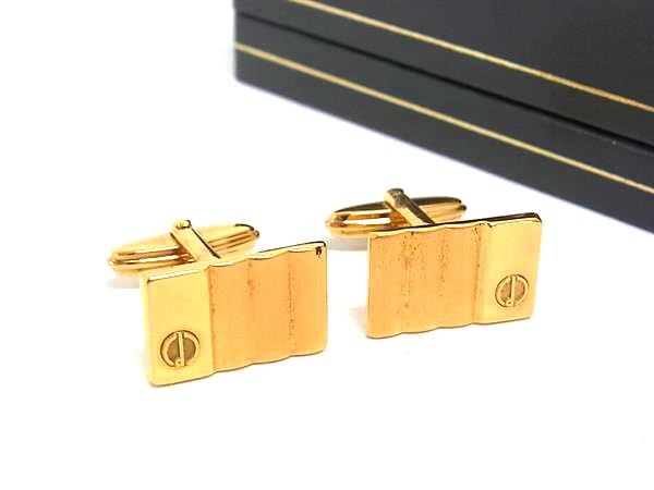 Hawaiian Jewelry - ■美品■ dunhill ダンヒル カフスボタン カフリンクス アクセサリー ビジネス 紳士 メンズ ゴールド系 DM4758