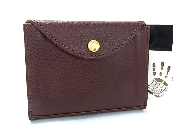 Other - ■美品■ PRARE プレリー レザー カードケース コインケース コインパース カード入れ 小銭入れ メンズ ブラウン系 BQ4271