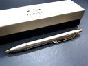 ■美品■ PARKER パーカー ノック式 ボールペン 筆記用具 ステーショナリー レディース メンズ シルバー系×ゴールド系 DF0474