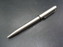 ■美品■ PARKER パーカー ノック式 ボールペン 筆記用具 文房具 ステーショナリー レディース メンズ シルバー系 DF1049
